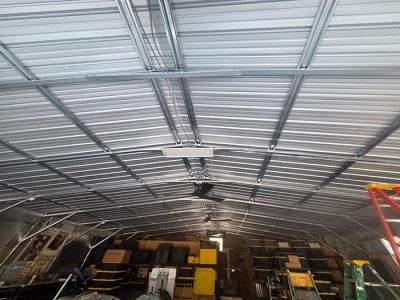 Industrial Electrical Installation in Warehouse Interior